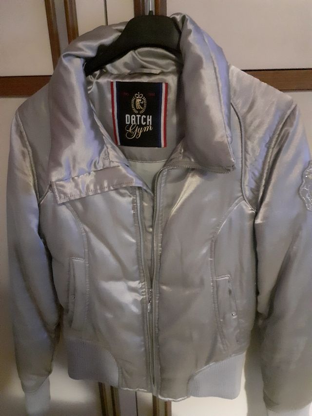 Giubbotto Datch  imbottito argento donna