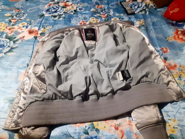 Giubbotto Datch  imbottito argento donna