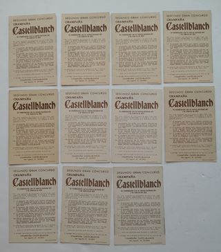 11 Cromos antiguos Real Madrid Castellblanch 1952
