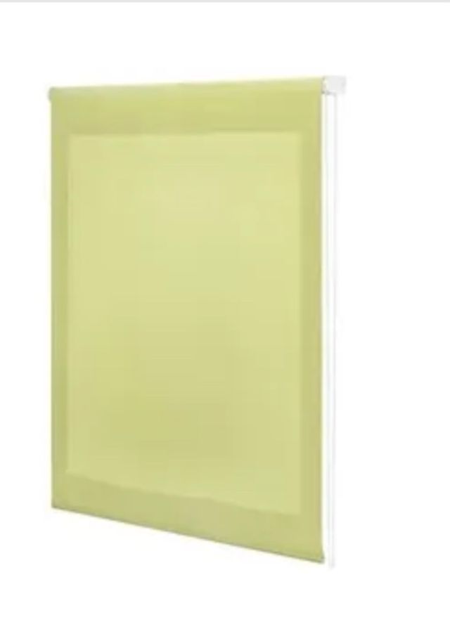 Estor enrollable translúcido verde pistacho
