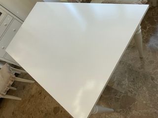 Mesa comedor blanca ikea - extensible.