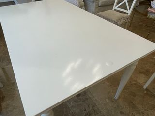 Mesa comedor blanca ikea - extensible.
