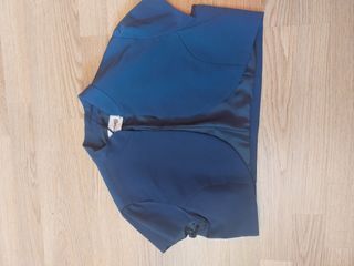 Vestido pin-up azul lunares t.44