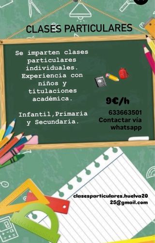 Clases particulares.
