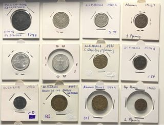 Lote monedas alemanas - #23616