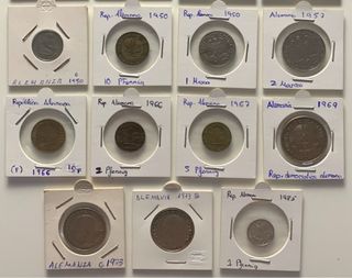 Lote monedas alemanas - #23616