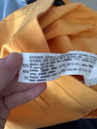 Pantalones Zara naranja talla M