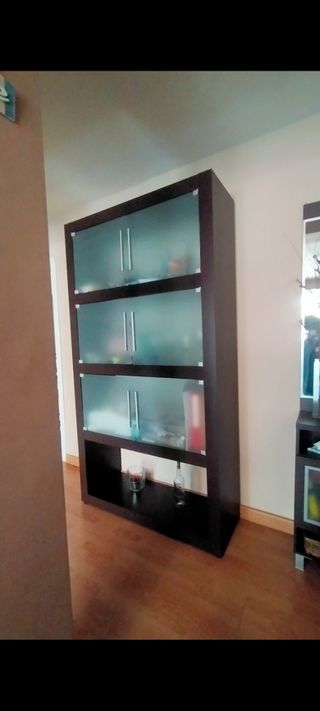 Mueble salón - Estantería cristal