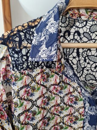 Blusa Desigual estampada multicolor