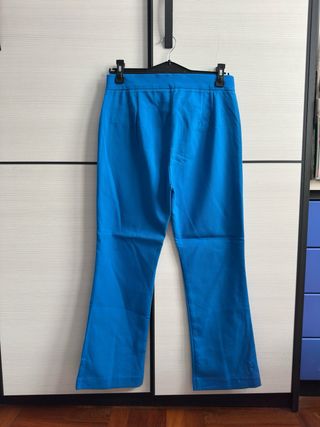 Pantalones Zara azul marino M