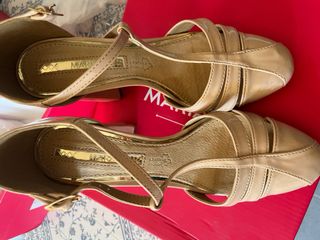Zapatos Mariamare de tacón rosa palo 