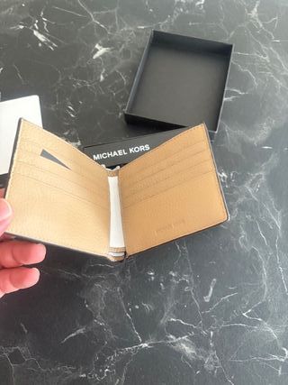 Portafoglio Michael Kors uomo beige