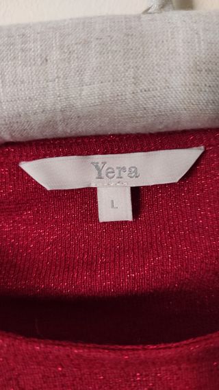 Blusa roja Yera fiesta