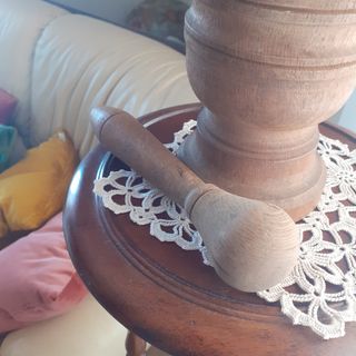 Mortaio legno anni '70