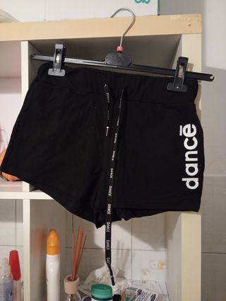 Shorts danza neri TG S/M