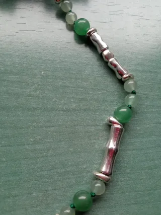 Barato Collar de agatas y originales detalles