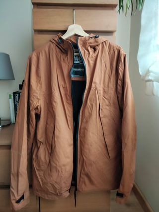 Chaqueta color caldero forrada