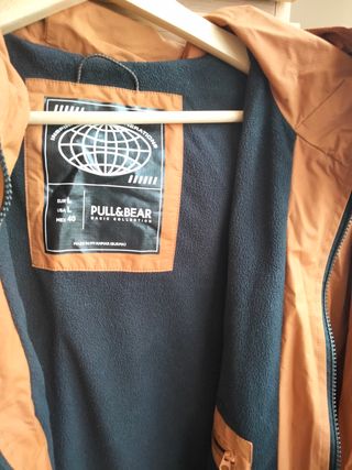 Chaqueta color caldero forrada