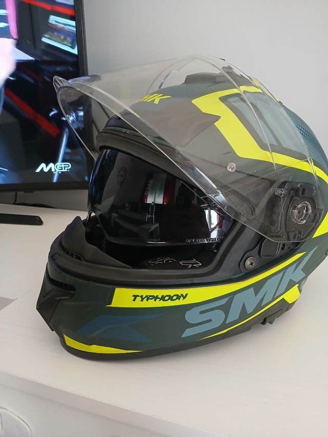 Casco moto SMK Typhoon - Pinlock