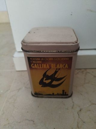 Lata Gallina Blanca Vintage