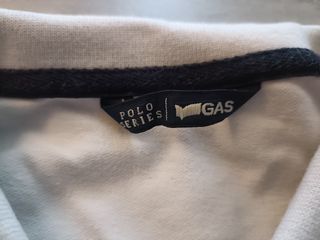 Polo GAS, colore bianco, taglia M