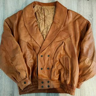 CHAQUETA CUERO VINTAGE 80's.
