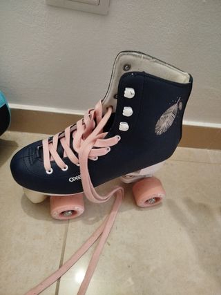 Patines Oxelo 4 ruedas niña talla 37