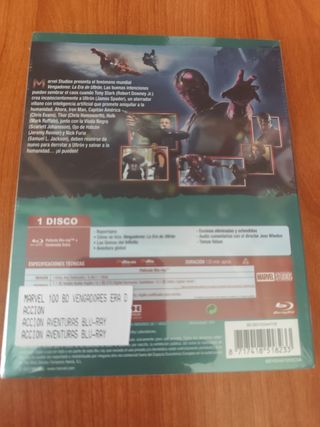 Blu-ray Vengadores: La Era de Ultron