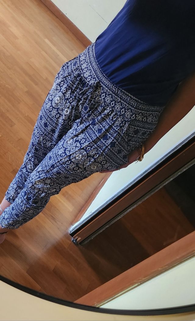 Tutina elasticizzata blu