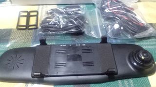 VIDEOCAMARA ESPEJO RETROVISOR DE COCHE DOS CAMARAS