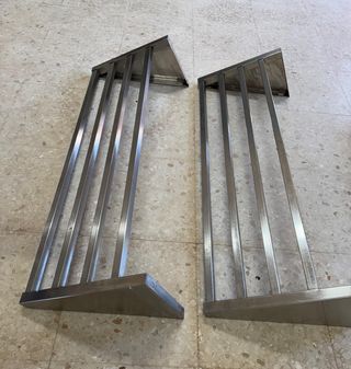 Liquidacion 11 estantes acero inox. hostelería
