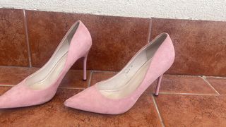 Tacones rosa -talla 39