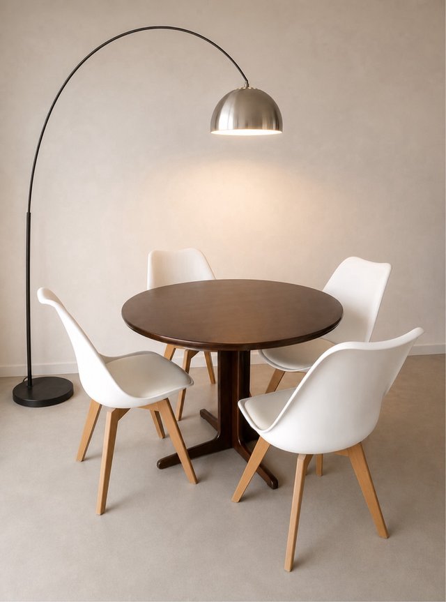 Mesa redonda AG Barcelona madera