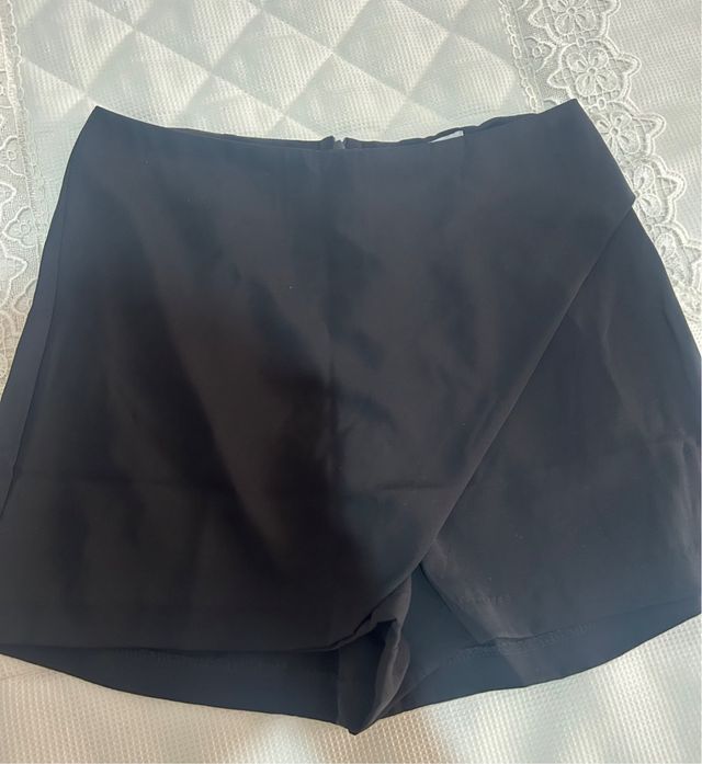 Falda pantalón negra