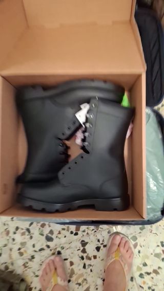 Botas militares negras