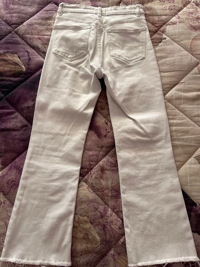 Vaqueros Zara blancos - M