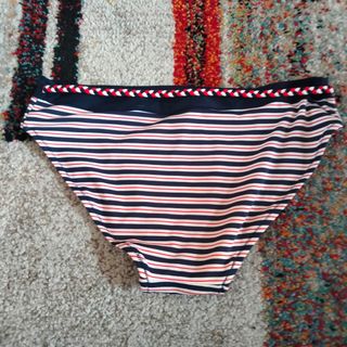 Bikini rayas azul-rojo marinero