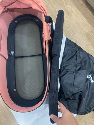 Capazo Duro Yoyo+ Rosa - Bebe