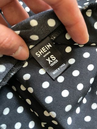 Conjunto Shein lunares blanco y negro - XS