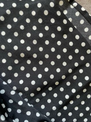 Conjunto Shein lunares blanco y negro - XS