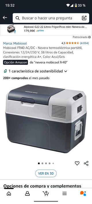Nevera Mobicool camping
