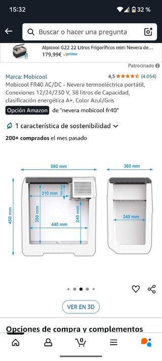 Nevera Mobicool camping