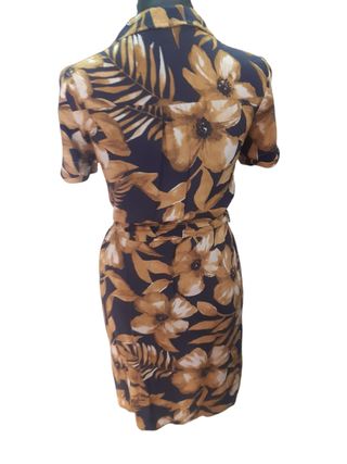 Vestido camisero floral 