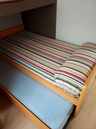 cama nido con colchones