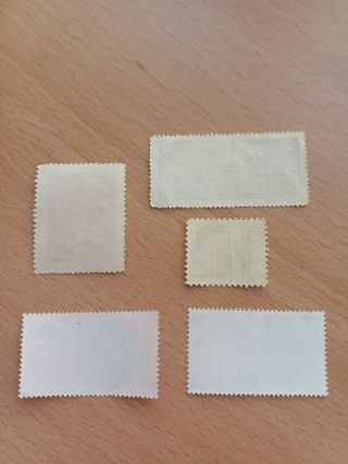 Sellos antiguos: China, Canadá, GB, NZ