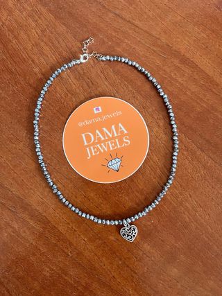 Collar Dama Jewels Gris Plata