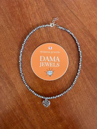 Collar Dama Jewels Gris Plata