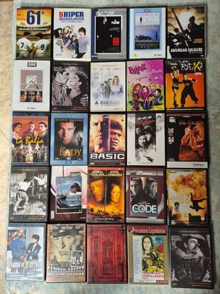 Lote 1. Elegir Películas DVD, 10 x 6 euros