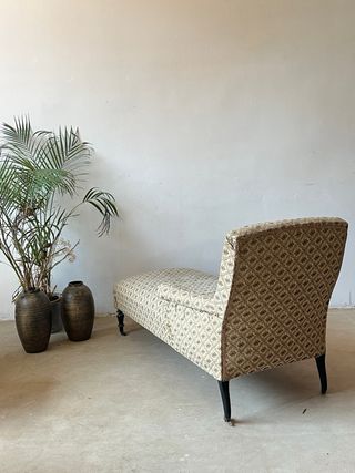 Chaise Longue-diván Victoriano antiguo original