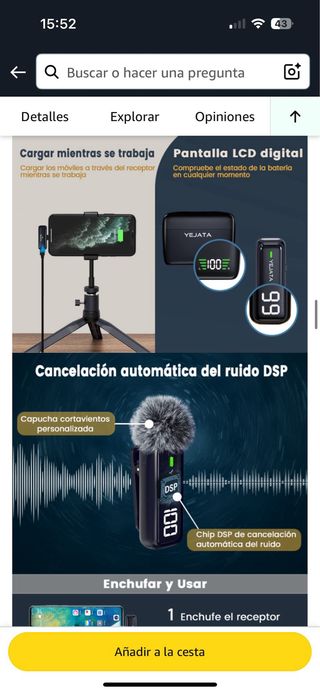 Micrófonos inalámbricos YEJATA